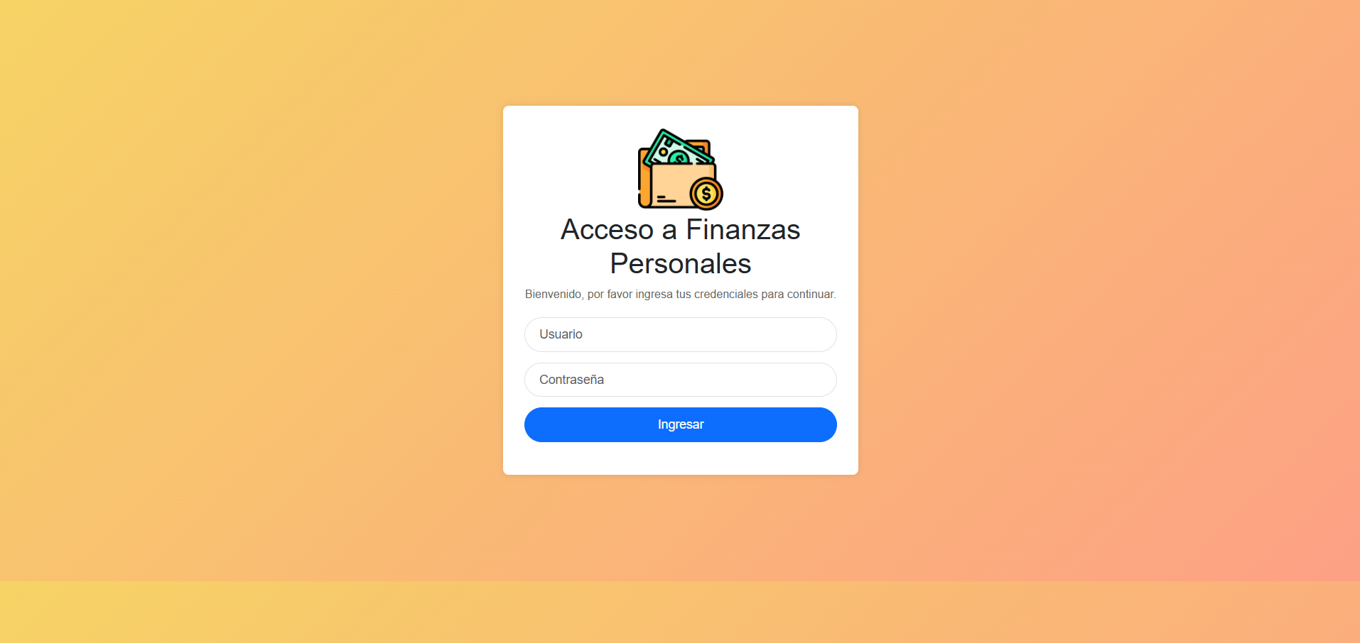 Screenshot de GestiónGastos